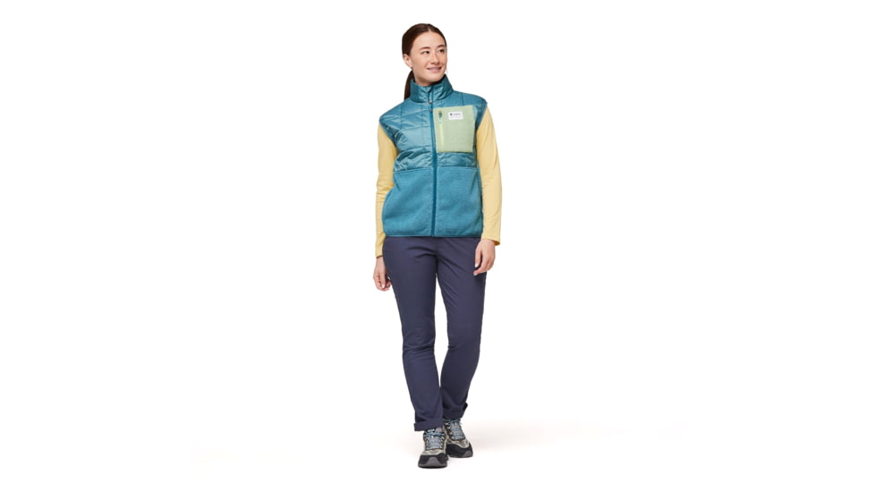 Cotopaxi Trico Hybrid Vest - Womens, Blue Spruce/Drizzle, Extra Large, THV-F23-BSPDRZ-W-XL