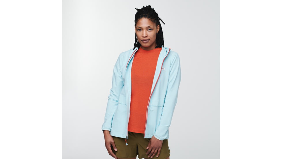 Cotopaxi Viento Wind Jacket - Womens, Ice, Large, NWJ-S22-ICE-W-L