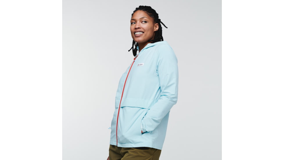 Cotopaxi Viento Wind Jacket - Womens, Ice, Large, NWJ-S22-ICE-W-L