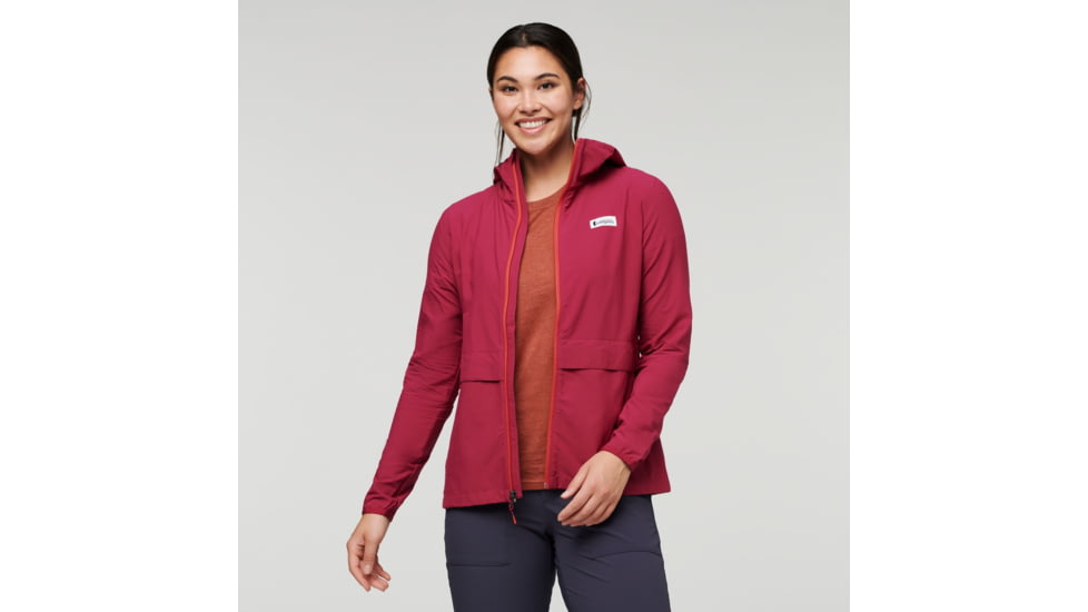 Cotopaxi Viento Wind Jacket - Womens, Raspberry, Extra Large, NWJ-F22-RAZ-W-XL