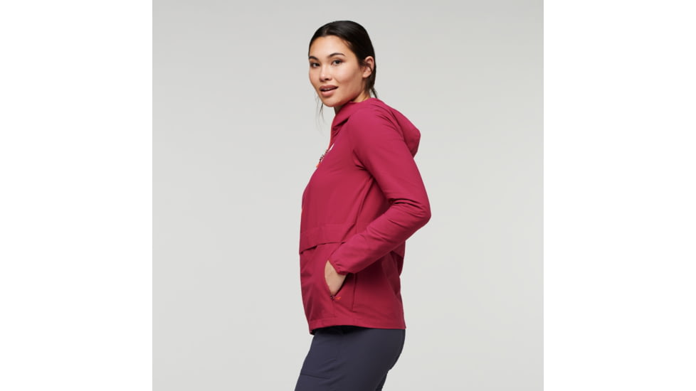 Cotopaxi Viento Wind Jacket - Womens, Raspberry, Extra Large, NWJ-F22-RAZ-W-XL