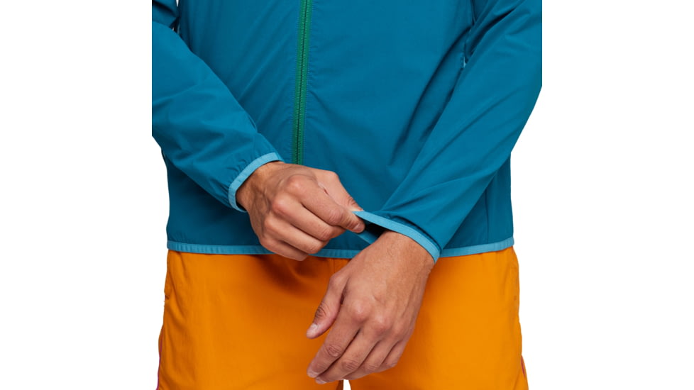 Cotopaxi Vuelta Performance Windbreaker Jacket - Mens, Gulf, Large, BRSA-S23-GULF-M-L