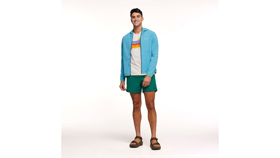 Cotopaxi Vuelta Performance Windbreaker Jacket - Mens, Poolside, Medium, BRSA-S23-POOLS-M-M
