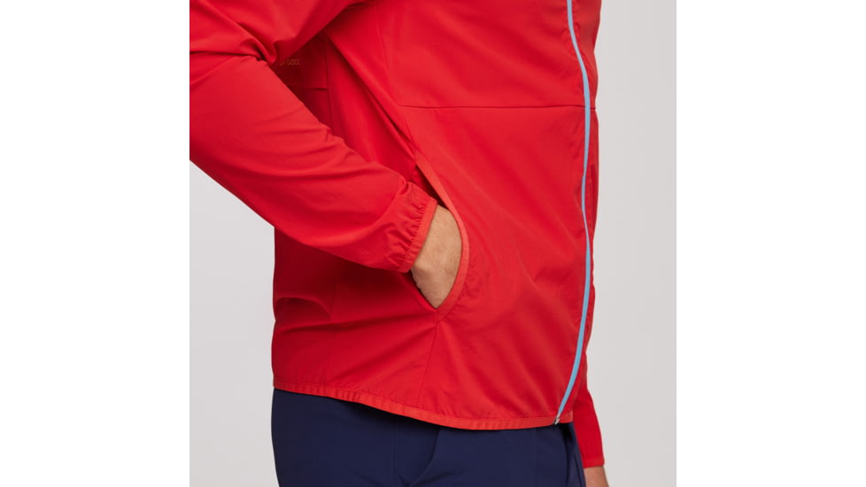 Cotopaxi Vuelta Performance Windbreaker Jacket - Mens, Red, Extra Large, BRSA-S23-RED-M-XL
