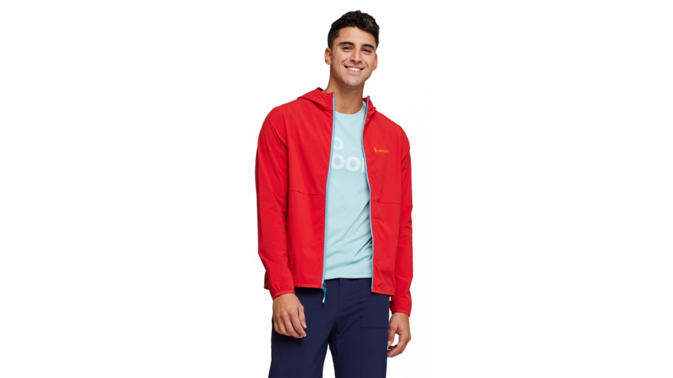 Cotopaxi Vuelta Performance Windbreaker Jacket - Mens, Red, Extra Large, BRSA-S23-RED-M-XL