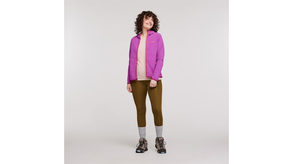 Cotopaxi Vuelta Performance Windbreaker Jacket - Womens, Foxglove, Medium, BRSA-S23-FOXGL-W-M