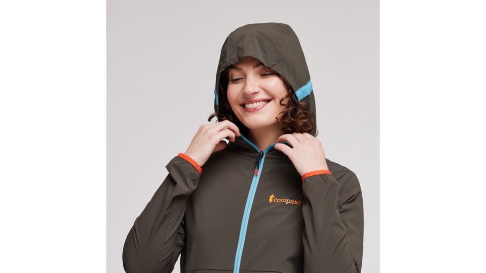 Cotopaxi Vuelta Performance Windbreaker Jacket - Womens, Iron, Small, BRSA-S23-IRON-W-S