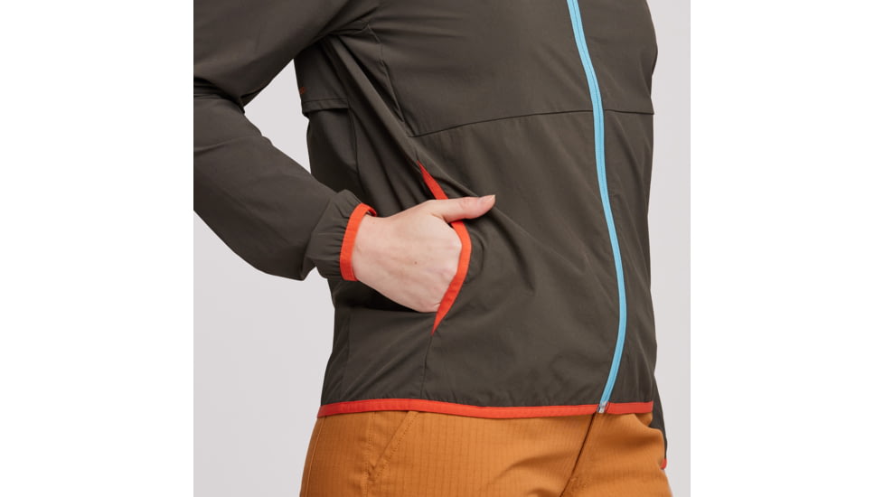 Cotopaxi Vuelta Performance Windbreaker Jacket - Womens, Iron, Small, BRSA-S23-IRON-W-S