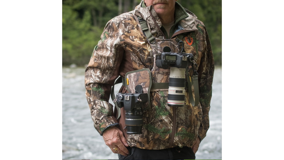 Cotton Carrier CCS G3 Camera Harness 2, Camo, One Size, 147CAMO