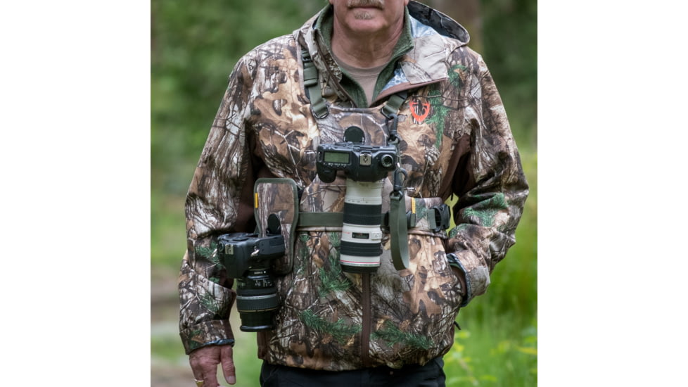 Cotton Carrier CCS G3 Camera Harness 2, Camo, One Size, 147CAMO