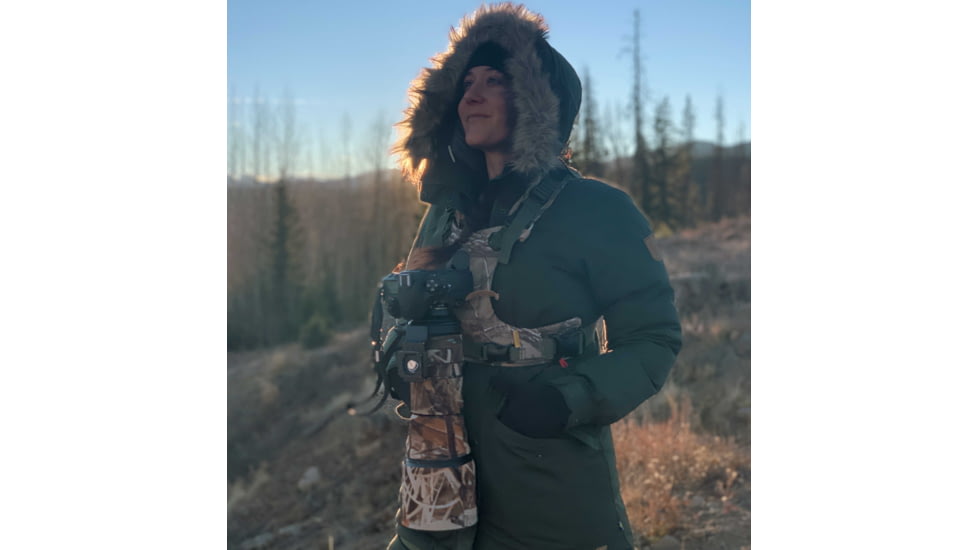 Cotton Carrier CCS G3 Camera Harness For 1 Camera &amp; 1 Binocular, Camo, One Size, 944CAMO