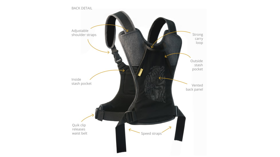 Cotton Carrier CCS G3 Camera Harness 2, Grey, One Size, 147GREY