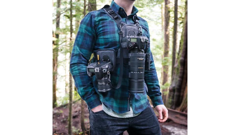 Cotton Carrier CCS G3 Camera Harness 2, Grey, One Size, 147GREY