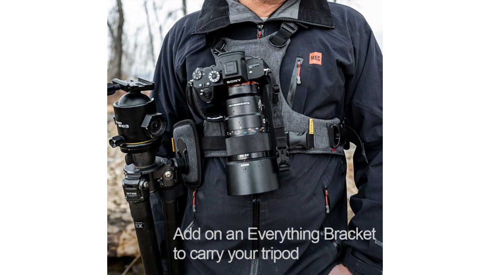 Cotton Carrier CCS G3 Camera Harness 2, Grey, One Size, 147GREY