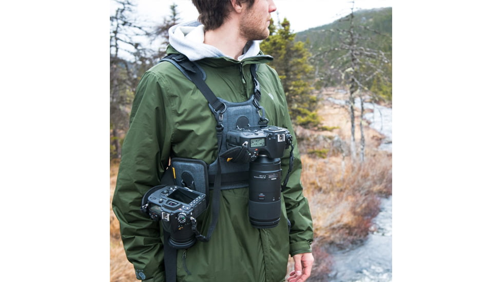 Cotton Carrier CCS G3 Camera Harness 2, Grey, One Size, 147GREY