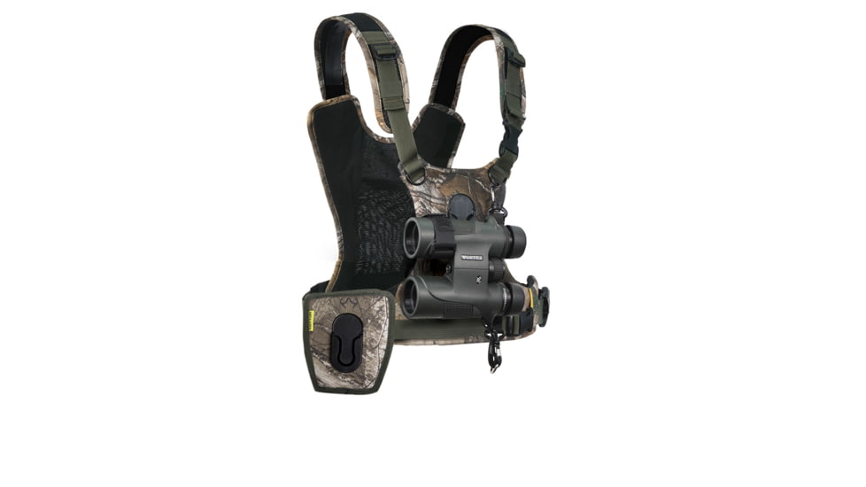 Cotton Carrier CCS G3 Camera Harness For 1 Camera &amp; 1 Binocular, Camo, One Size, 944CAMO