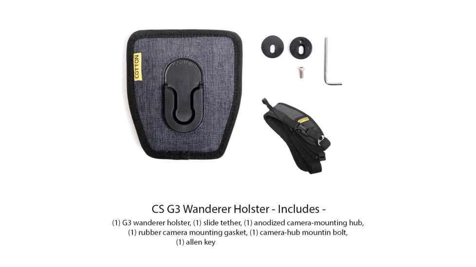 Cotton Carrier CCS G3 Wanderer Holster, Grey, One Size, 508GREY