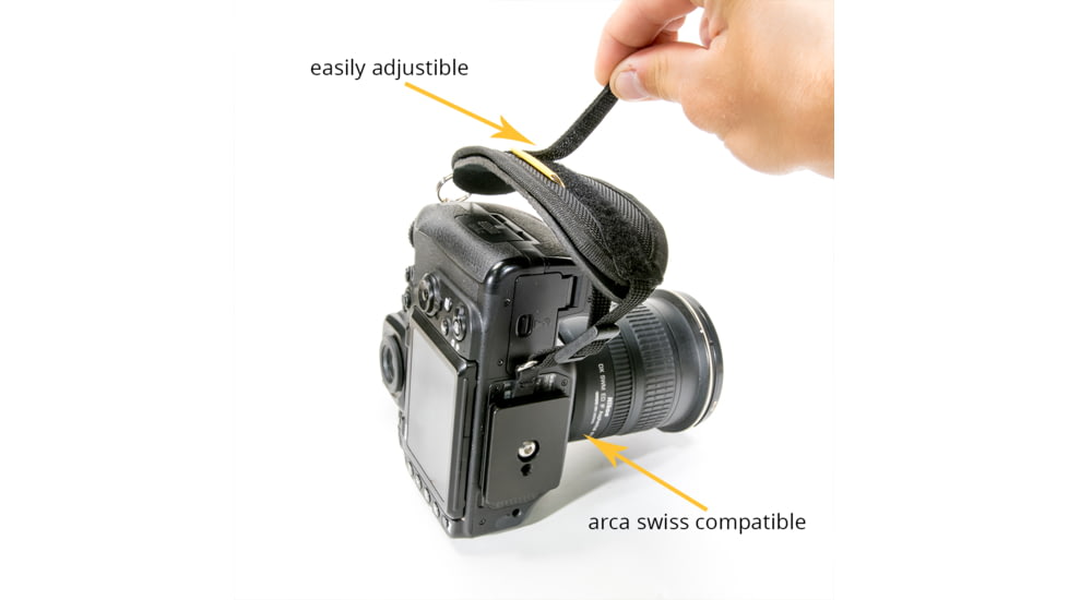 Cotton Carrier CCS Hand Strap, Black, One Size, 801CHS