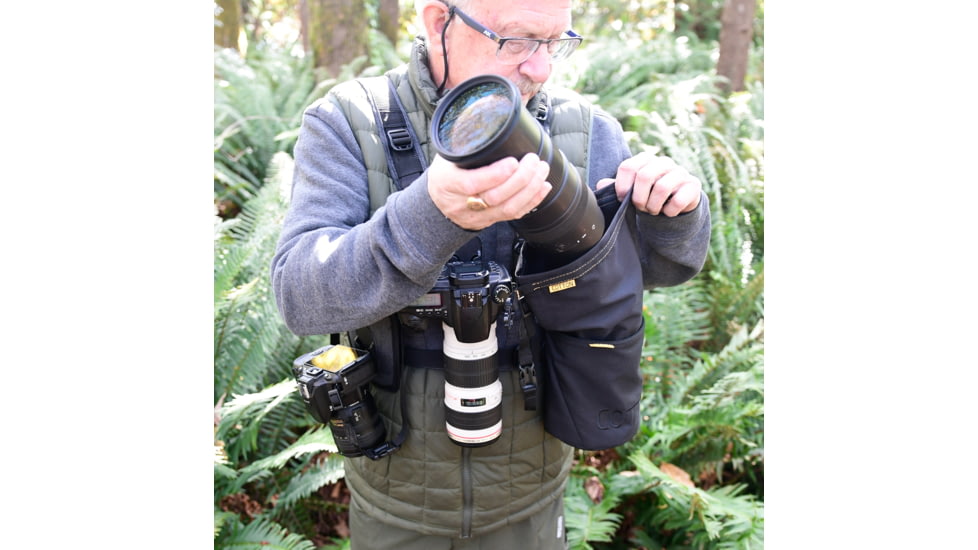 Cotton Carrier Lens Bucket w/Drybag, Black, One Size, 677BKT/DRY