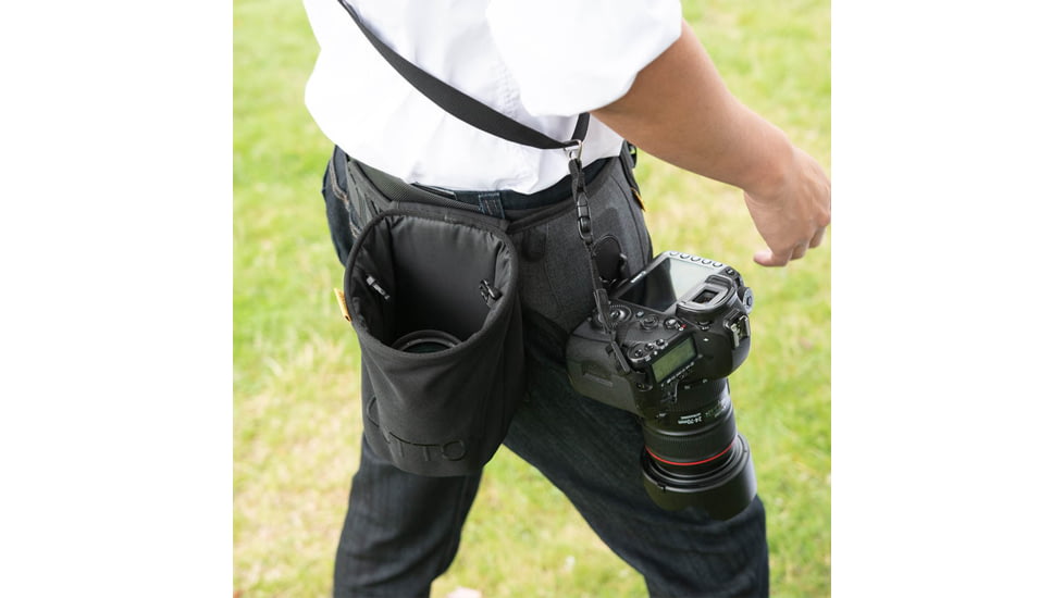 Cotton Carrier Lens Bucket w/Drybag, Black, One Size, 677BKT/DRY