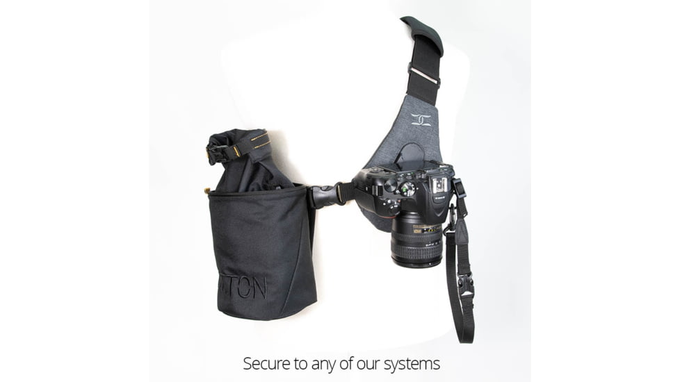 Cotton Carrier Lens Bucket w/Drybag, Black, One Size, 677BKT/DRY