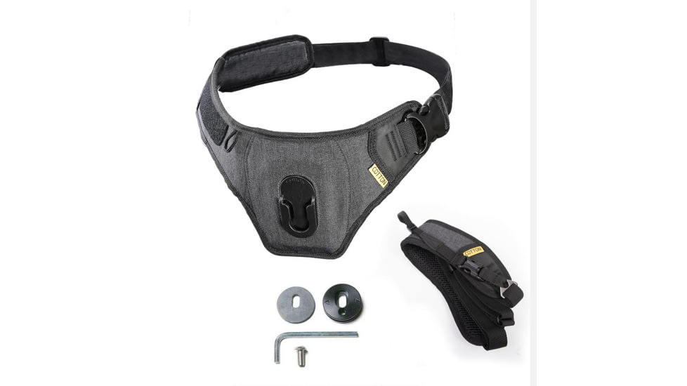 Cotton Carrier Slingbelt Carrier w/Tether, Grey, One Size, 500CBS