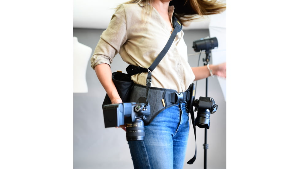 Cotton Carrier Slingbelt Carrier w/Tether, Grey, One Size, 500CBS