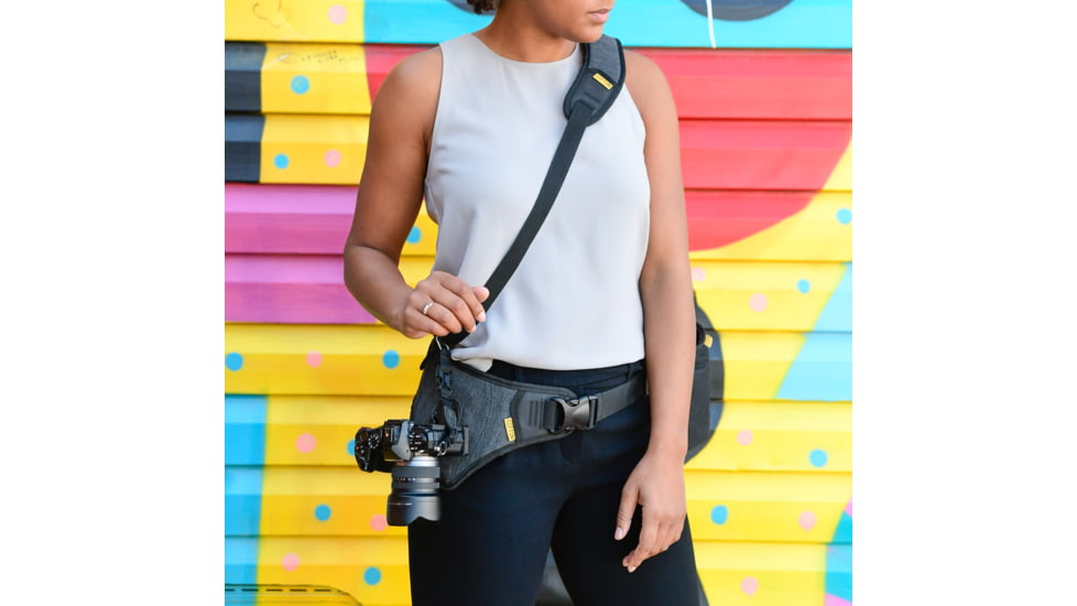 Cotton Carrier Slingbelt Carrier w/Tether, Grey, One Size, 500CBS