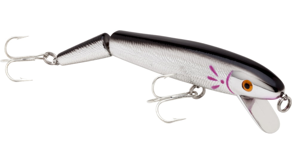 Cotton Cordell Jointed Red Fin, Floating, 5in, 5/8oz, Chrome/Black, CJ904