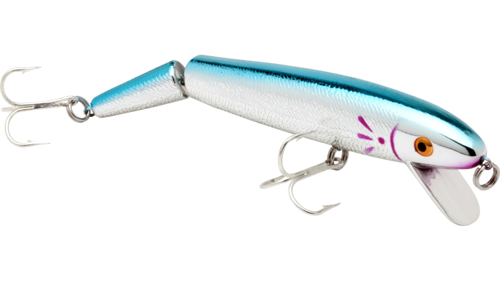 Cotton Cordell Jointed Red Fin, Floating, 5in, 5/8oz, Chrome/Blue Back, CJ906