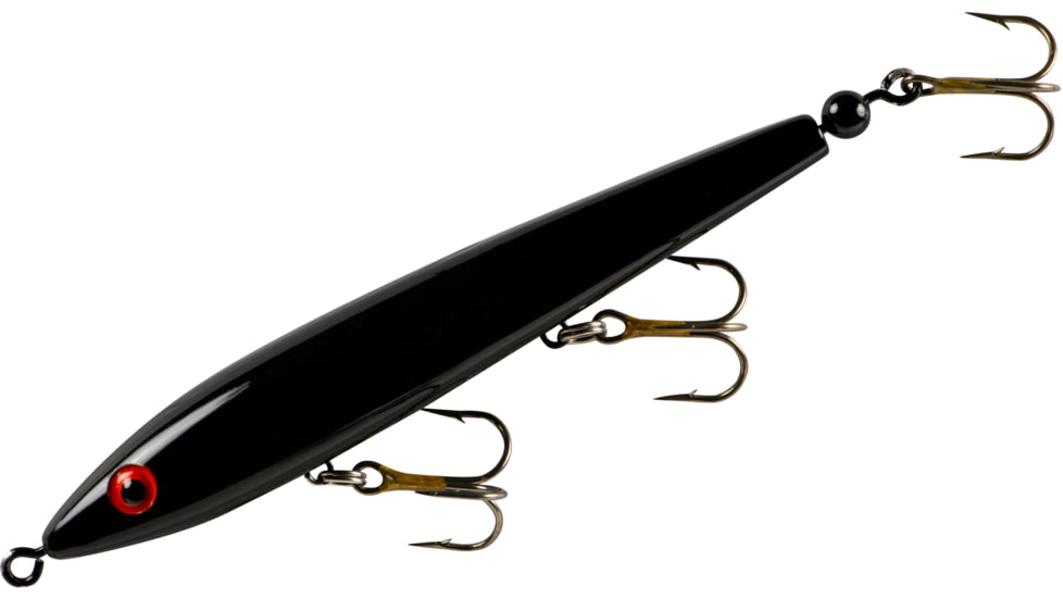 Cotton Cordell Tail Weighted Boy Howdy, 4 1/2in, 3/8oz, 4 Hooks, Black, C4002