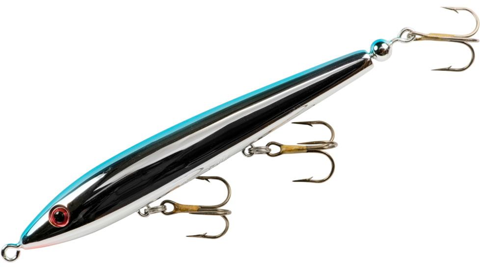 Cotton Cordell Tail Weighted Boy Howdy, 4 1/2in, 3/8oz, 4 Hooks, Chartreuse/Blue Back, C4006