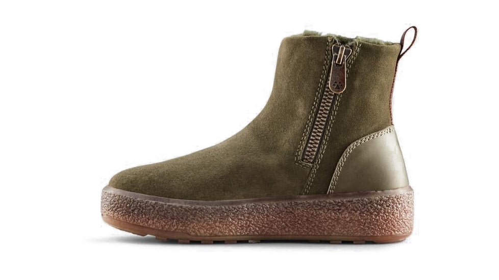 Cougar Broom Suede Lambswool Waterproof Winter Boots - Womens, Olive, 10 US, BROOM-Olive-10
