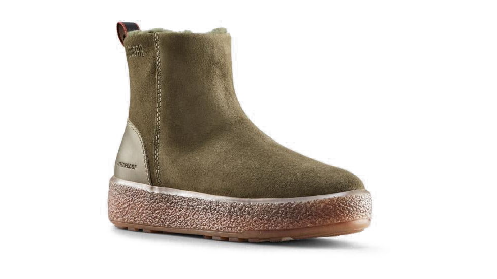 Cougar Broom Suede Lambswool Waterproof Winter Boots - Womens, Olive, 10 US, BROOM-Olive-10