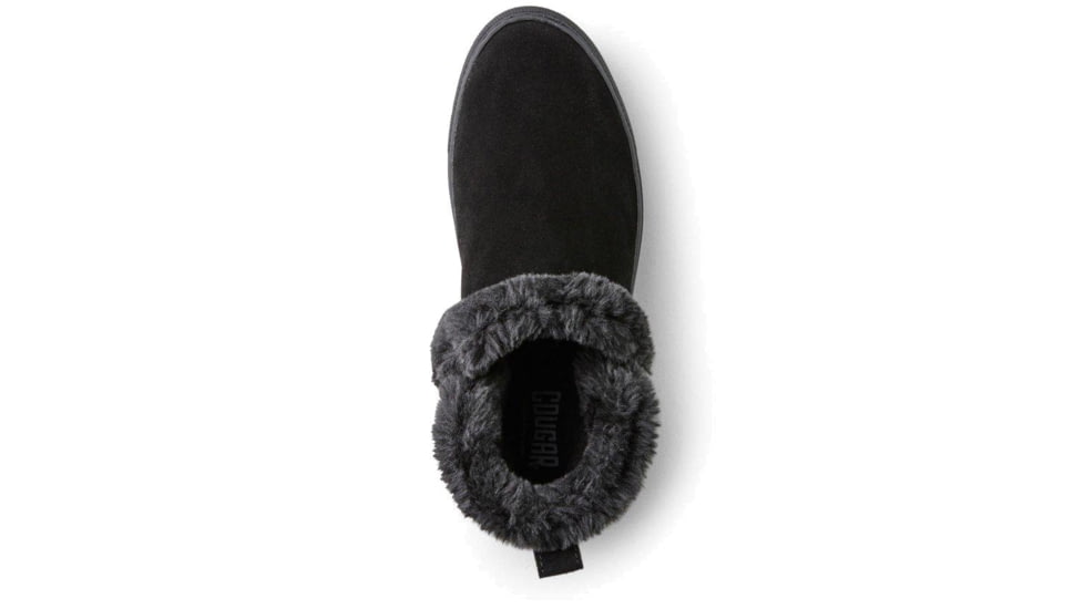 Cougar Duffy Suede Winter Sneaker - Womens, Black, 6, Duffy-Black-6