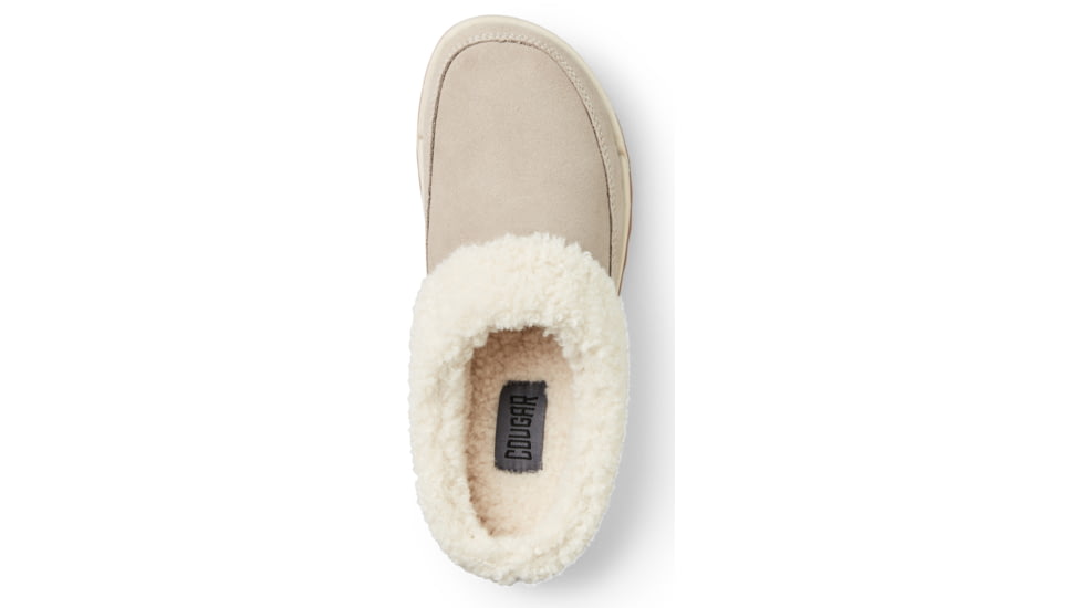 Cougar Liliana Suede Mule Casual Boot - Womens, Mushroom, 6, Liliana-Mushroom-6