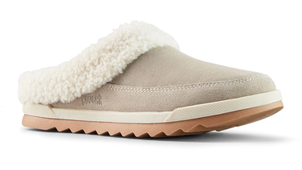 Cougar Liliana Suede Mule Casual Boot - Womens, Mushroom, 6, Liliana-Mushroom-6
