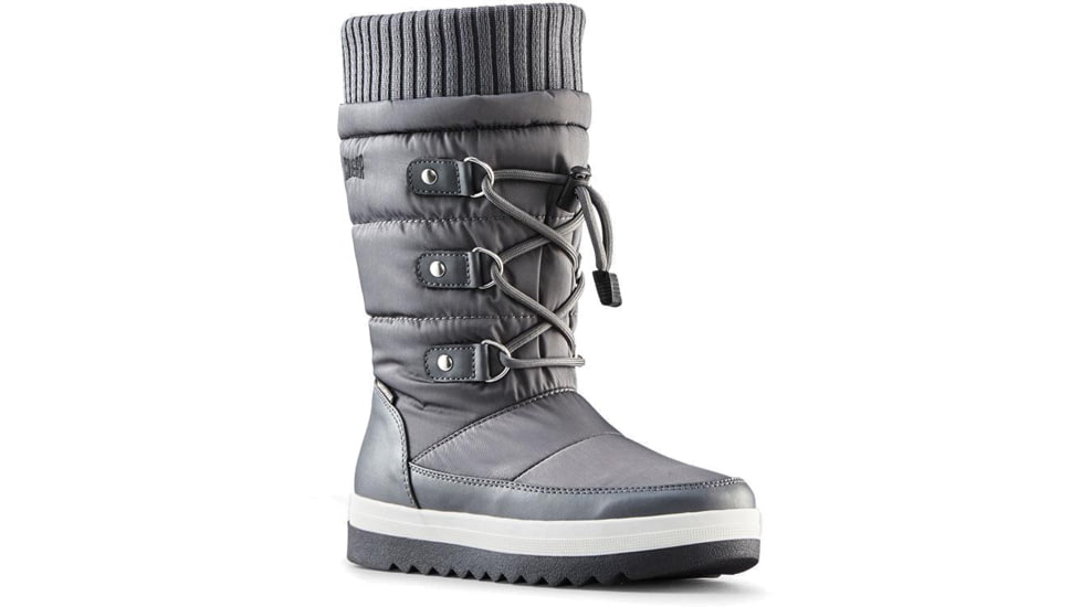 Cougar Mavis Tall Nylon Winter Boot with PrimaLoft - Womens, Charcoal, 9, Mavis-Charcoal-9