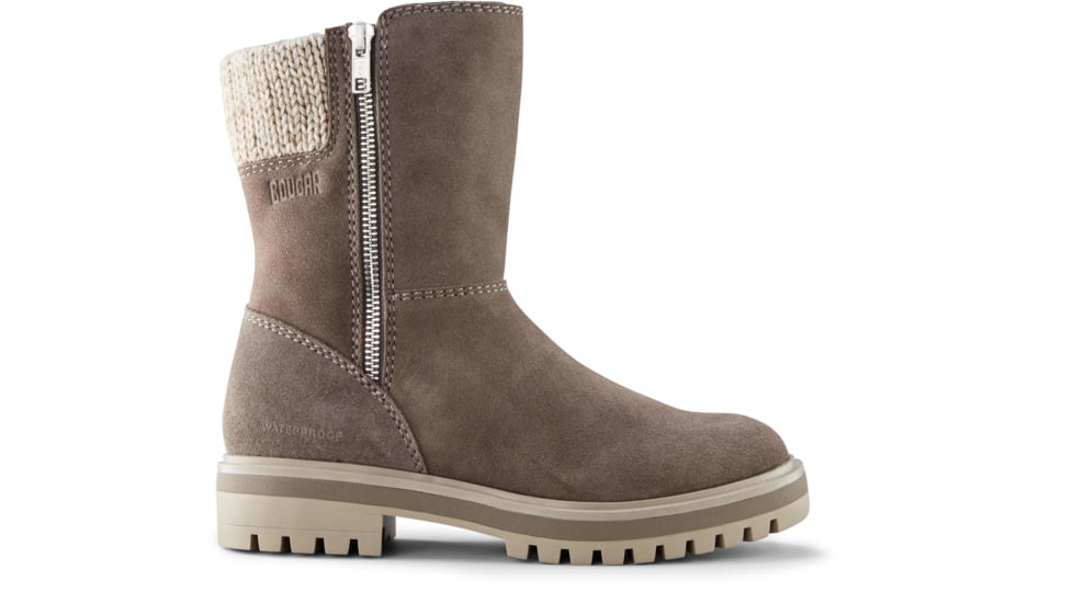 Cougar Neptune Suede Womens Boot, Stone, 6, NeptuneS-Stone-6