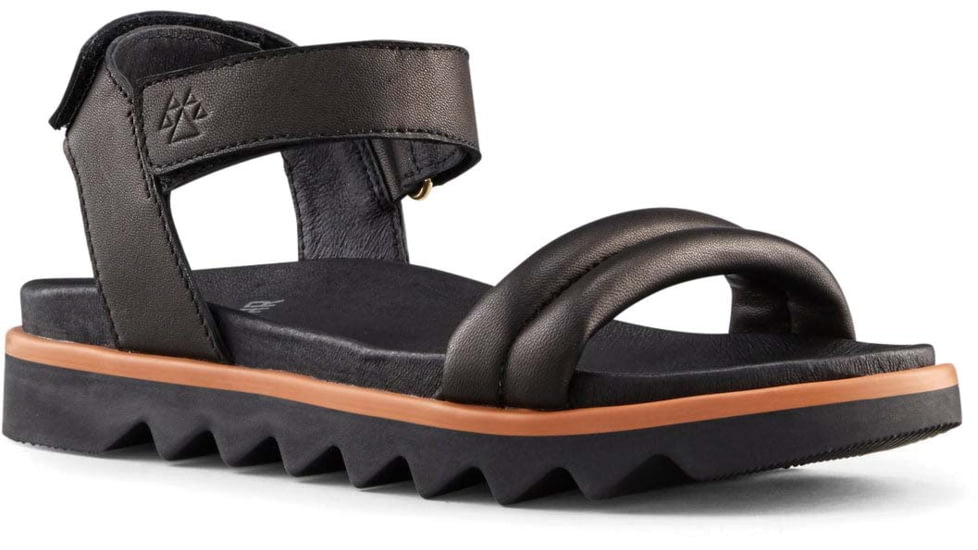Cougar Nolo Leather Sandal - Womens, Black, 6, NOLO-Black-6