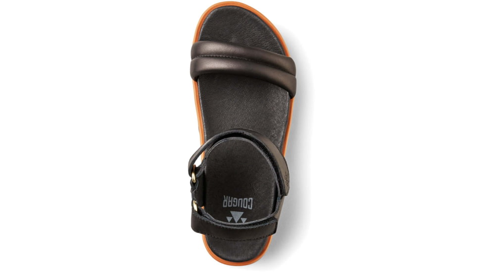 Cougar Nolo Leather Sandal - Womens, Black, 6, NOLO-Black-6