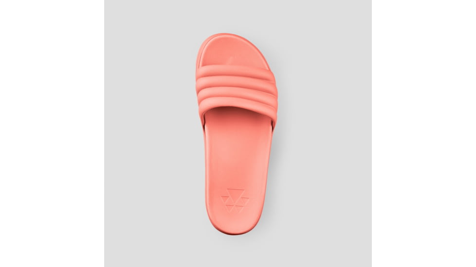 Cougar Pool Party Molded EVA Water-Friendly Slide - Womens, Coral, 6, Pool Party-Coral-6