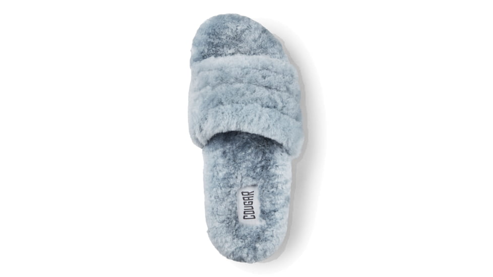 Cougar Pozy Lambswool Sandal - Womens, Ash Blue, 7, Pozy-Ash-Blue-7