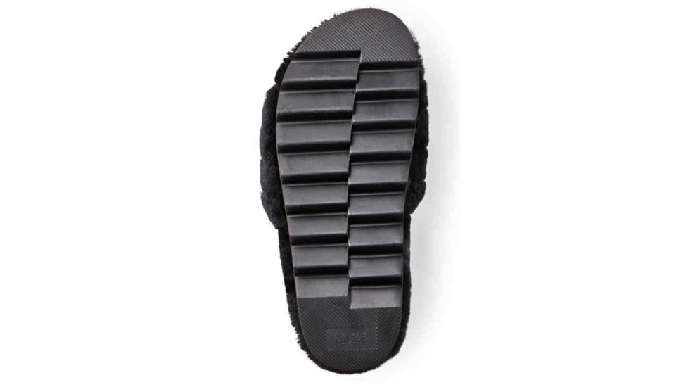 Cougar Pozy Lambswool Sandal - Womens, Black, 9, Pozy-Black-9