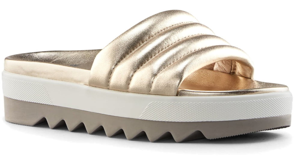 Cougar Prato Leather Sandal - Womens, Platino, 6, Prato-L-Platino-6