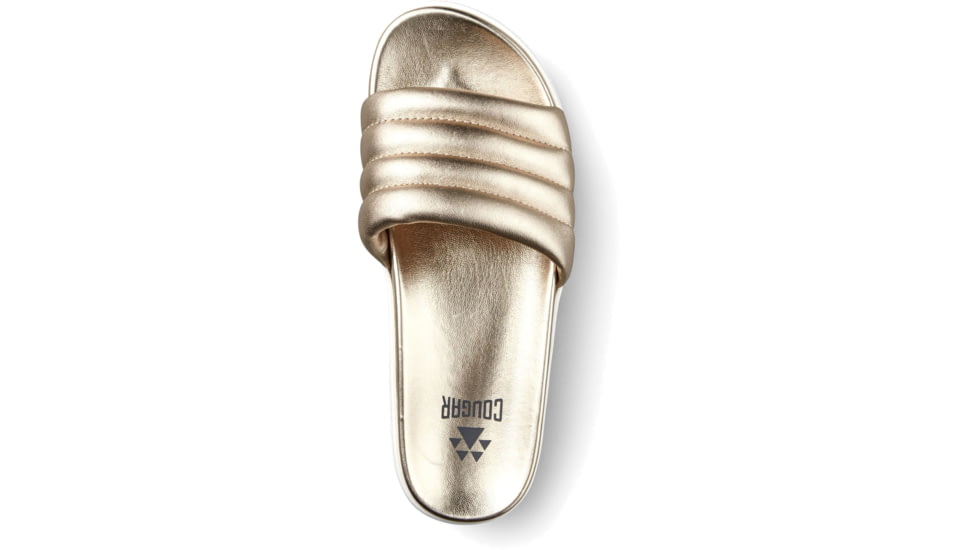 Cougar Prato Leather Sandal - Womens, Platino, 6, Prato-L-Platino-6