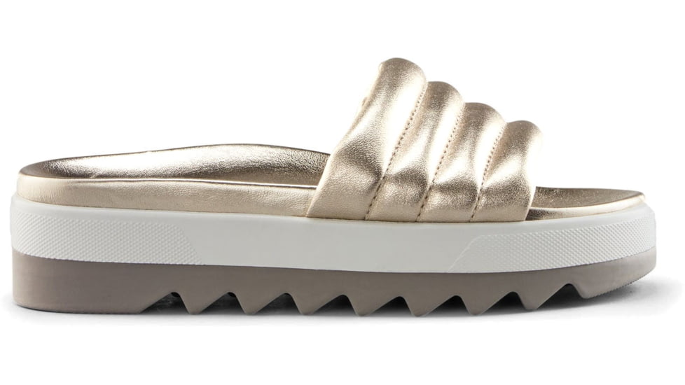 Cougar Prato Leather Sandal - Womens, Platino, 6, Prato-L-Platino-6