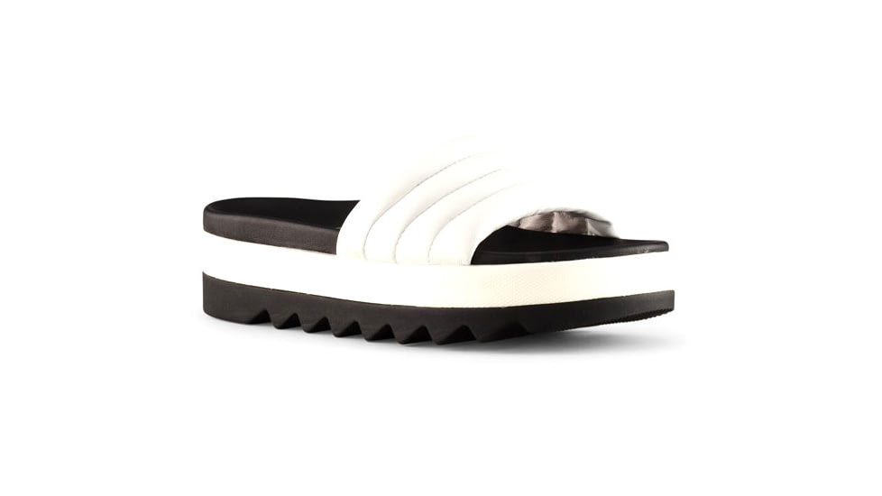 Cougar Prato Leather Womans Sandals, White, 11, Prato-White-11