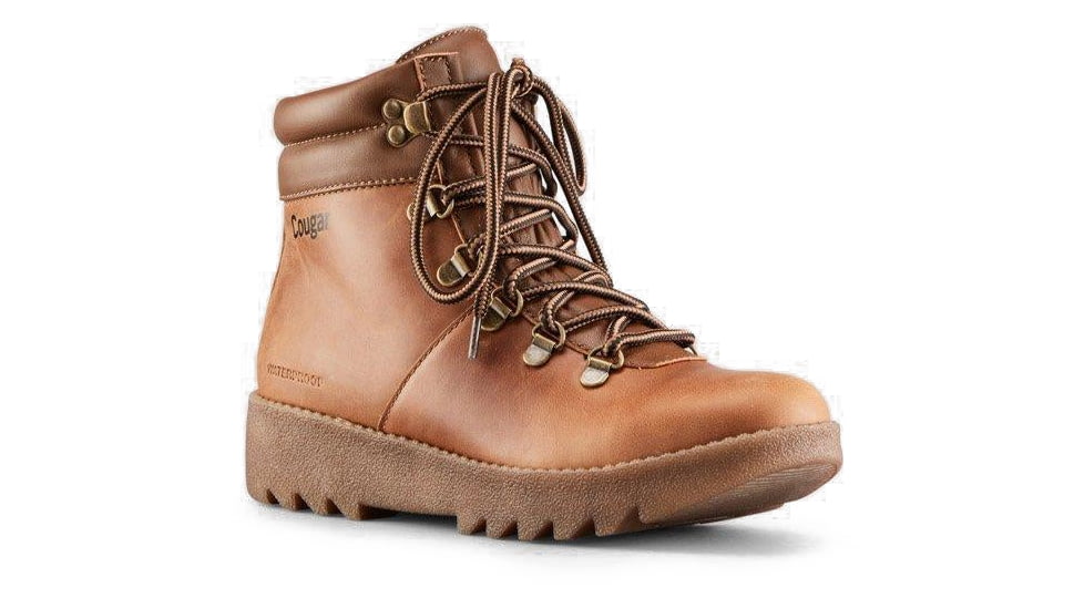 Cougar Prescott Leather Waterproof Winter Boots - Womens, Butternut, 6 US, PRESCOTT-Butternut-6