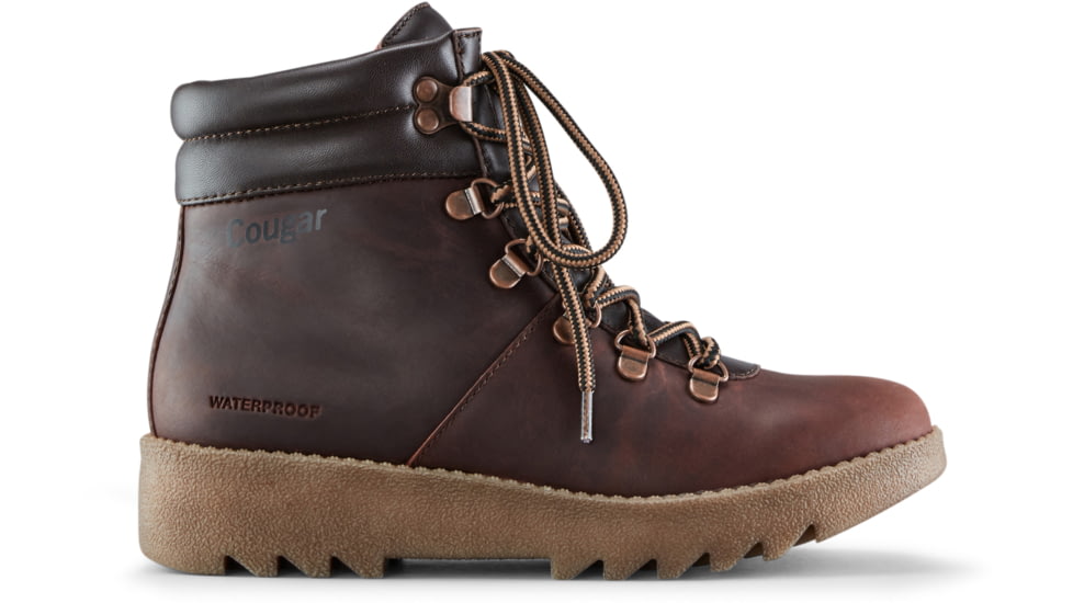 Cougar Prescott Leather Winter Boot - Womens, Cask, 8, Prescott-Cask-8